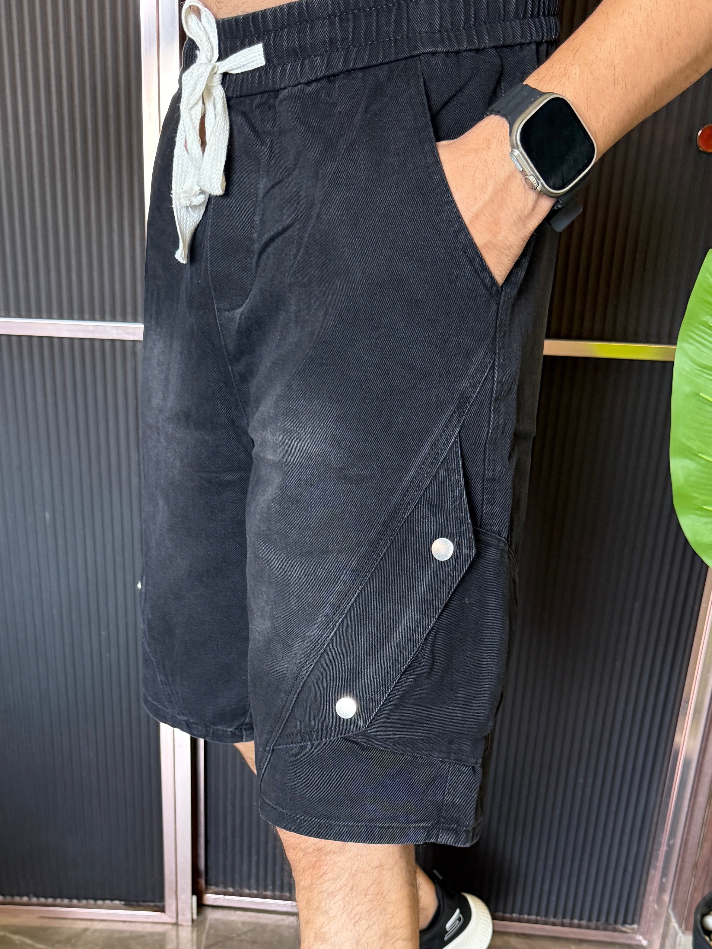Denim Short Style 2 Black