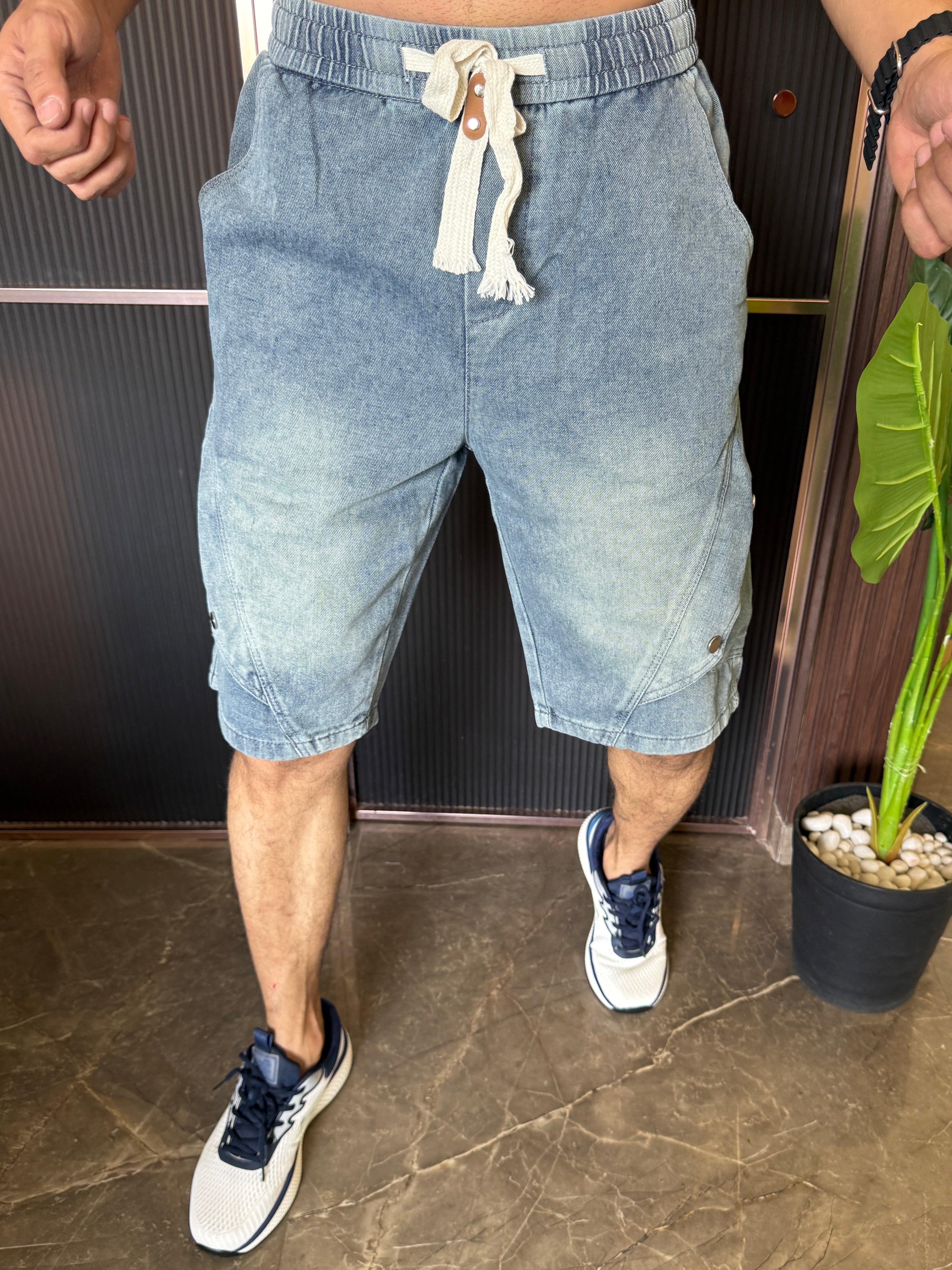 Denim Short Style 2 Light Blue