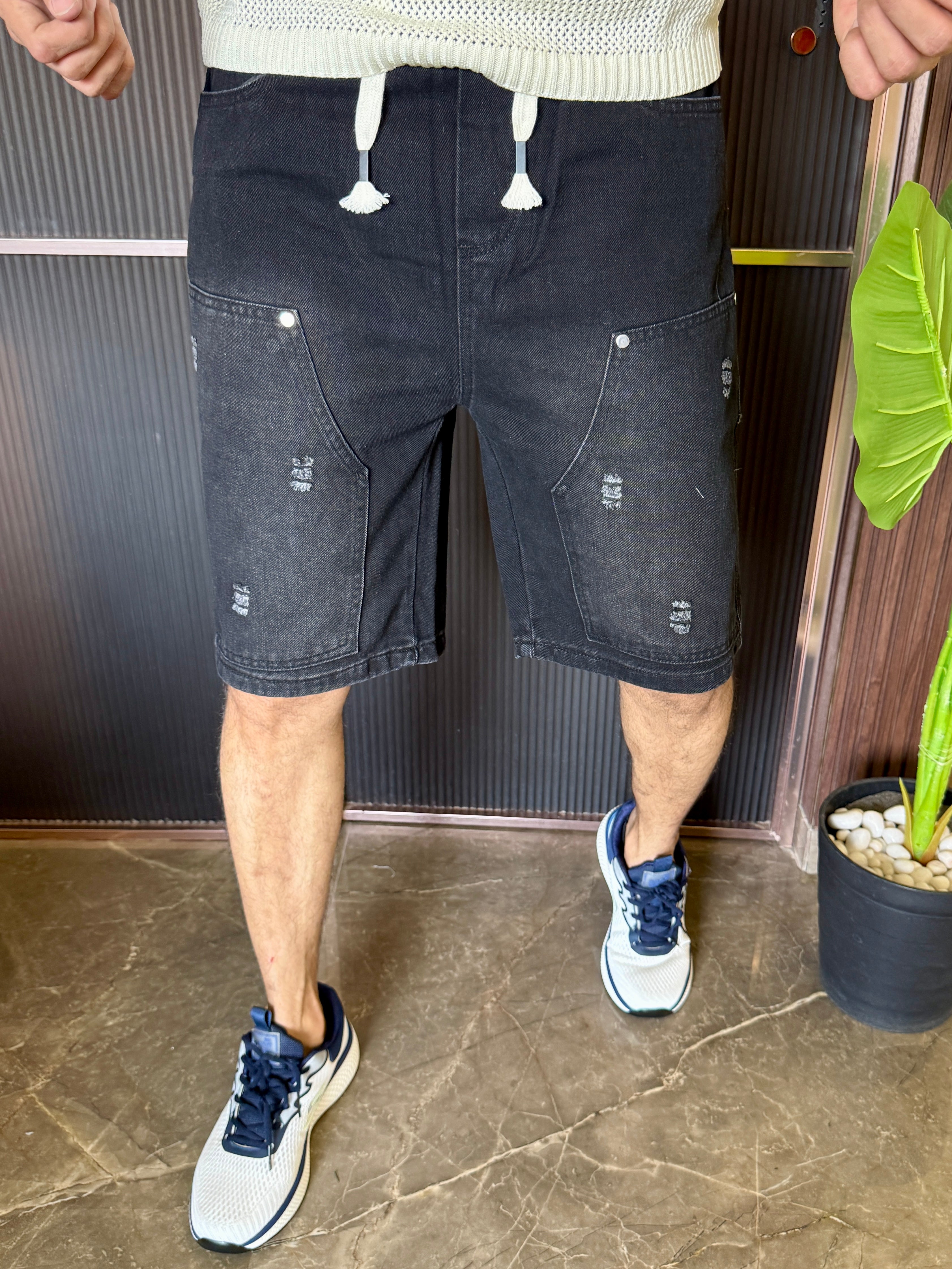 Denim Short Style 3 Black