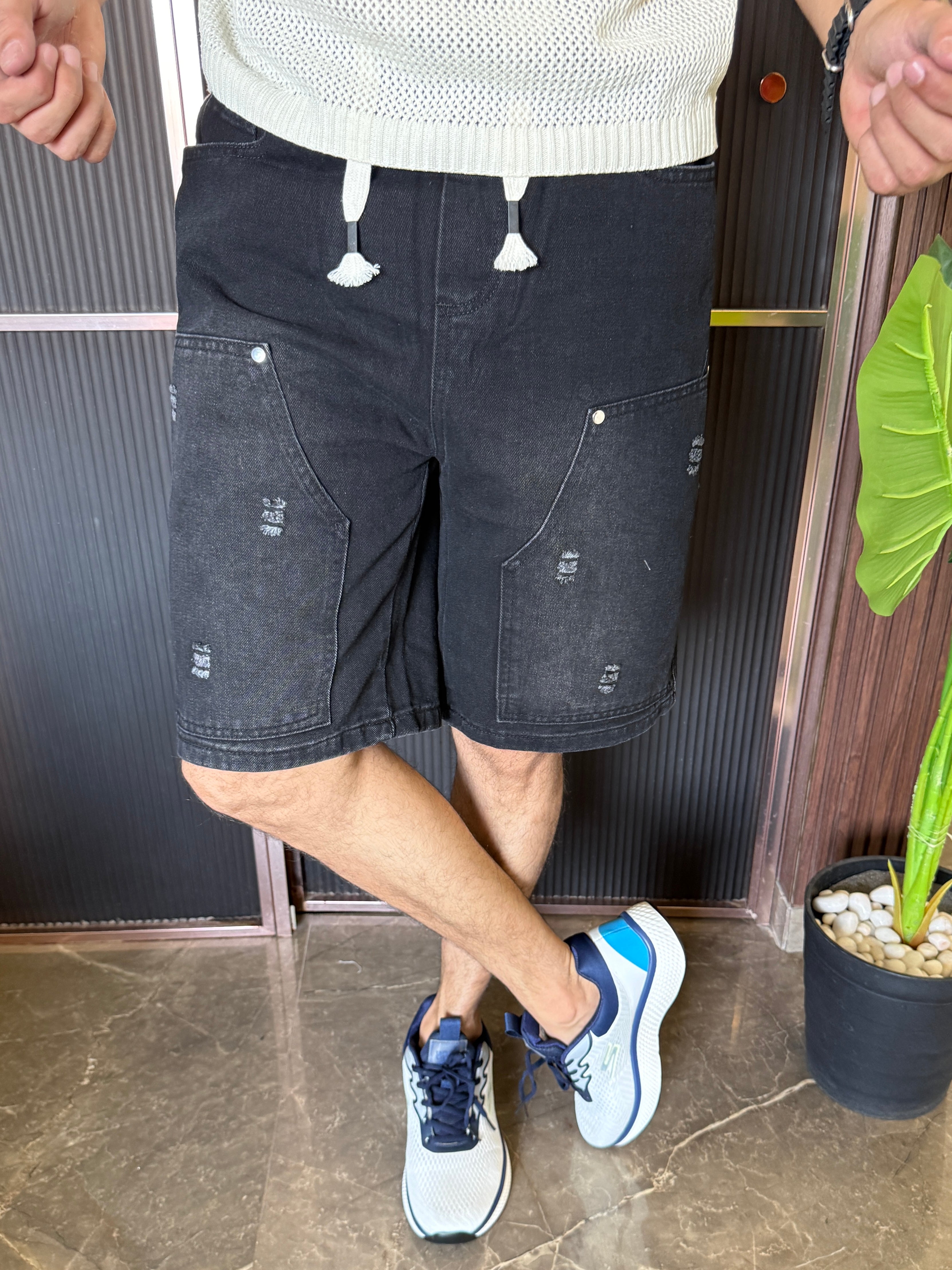 Denim Short Style 3 Black