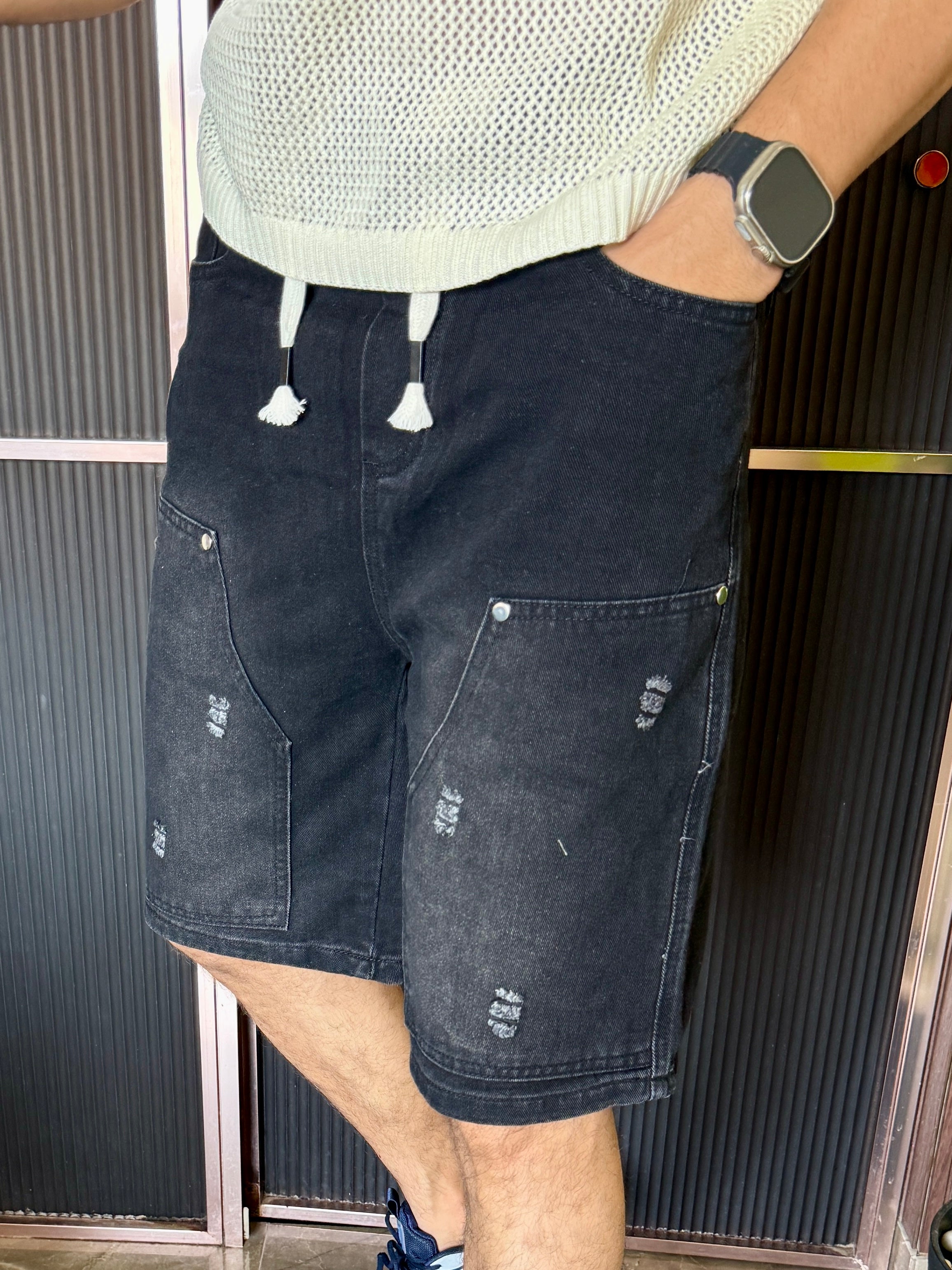 Denim Short Style 3 Black