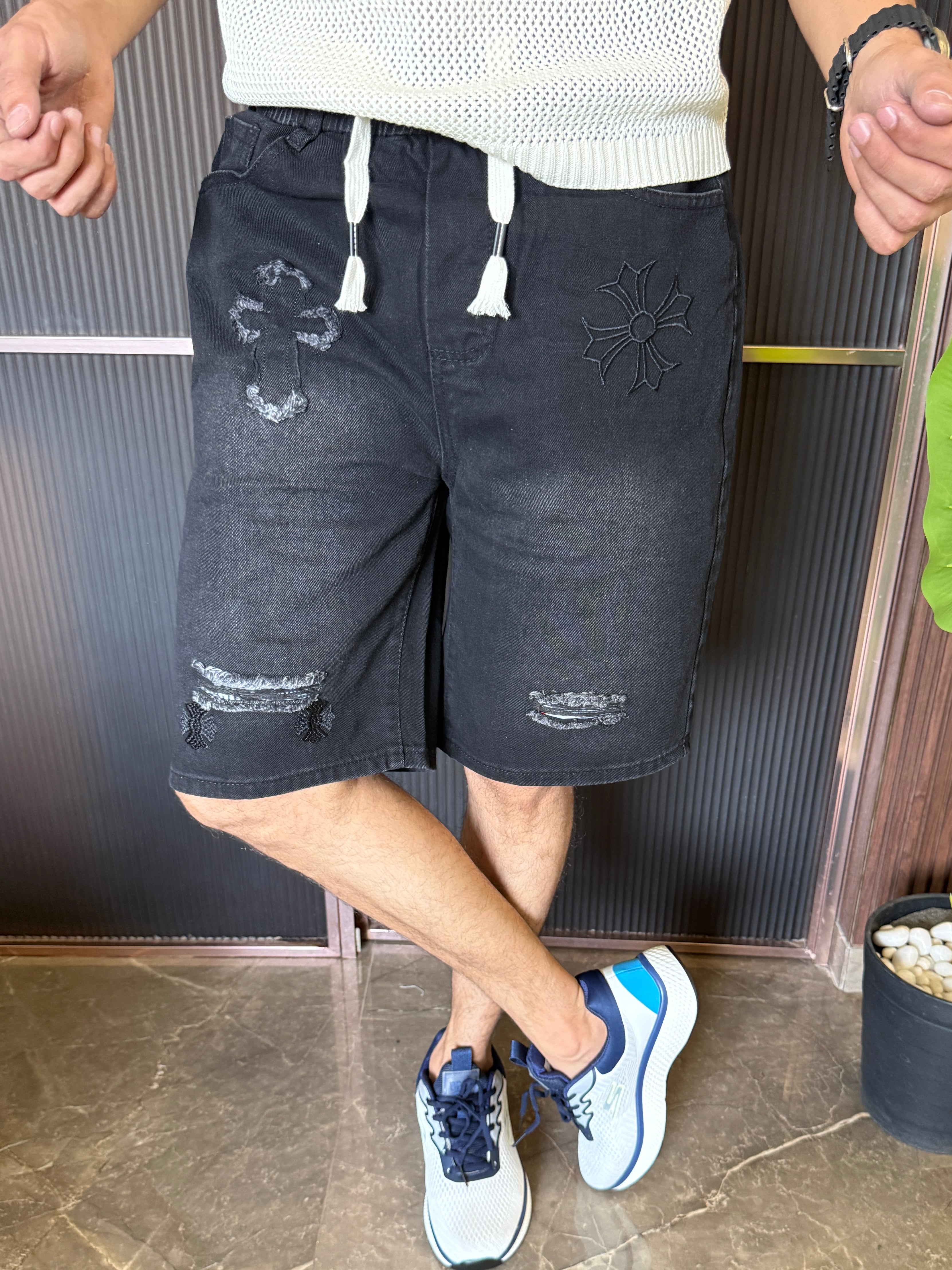 Denim Short Style 1 Black