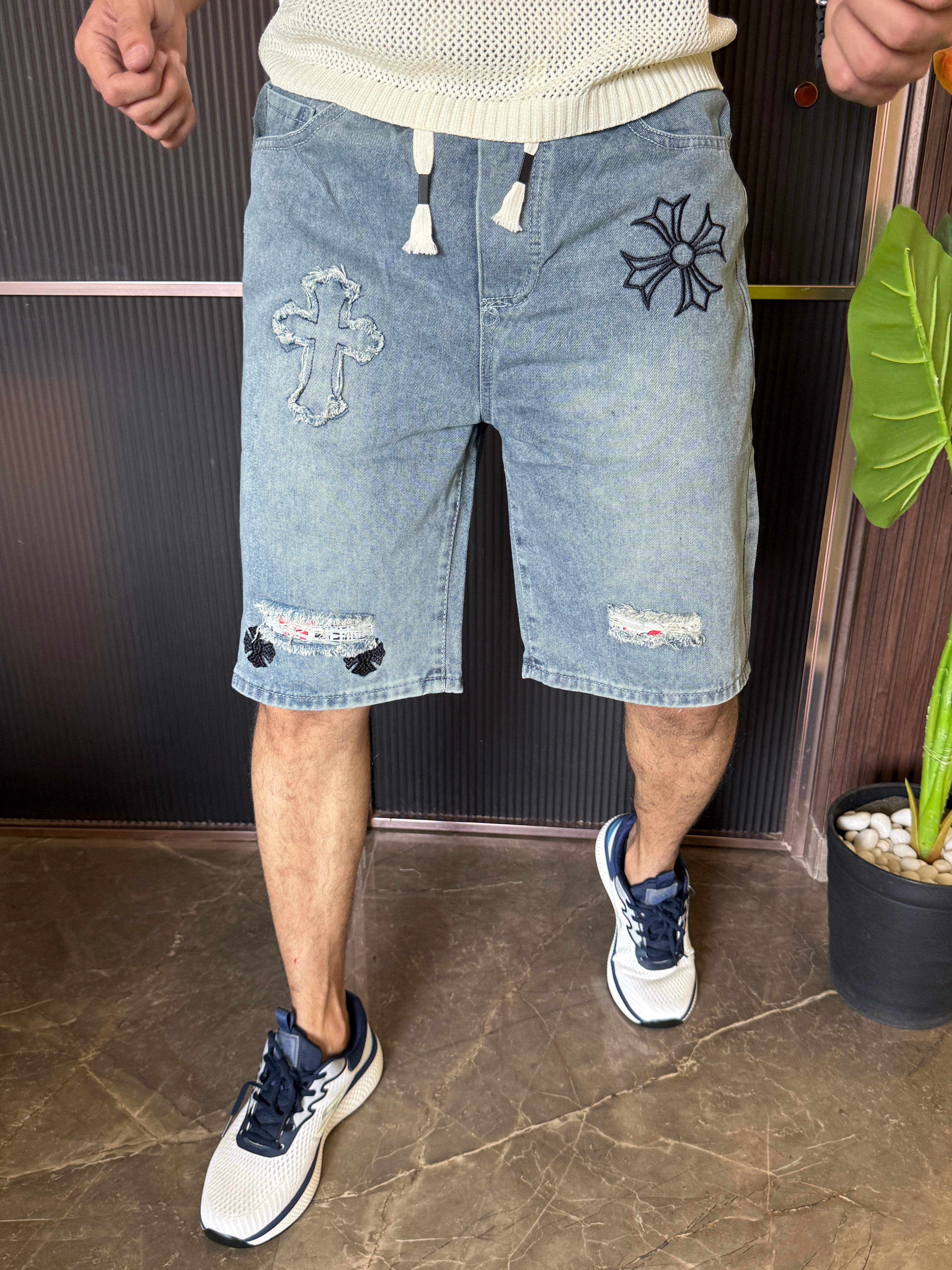 Denim Short Style 1 Light Blue