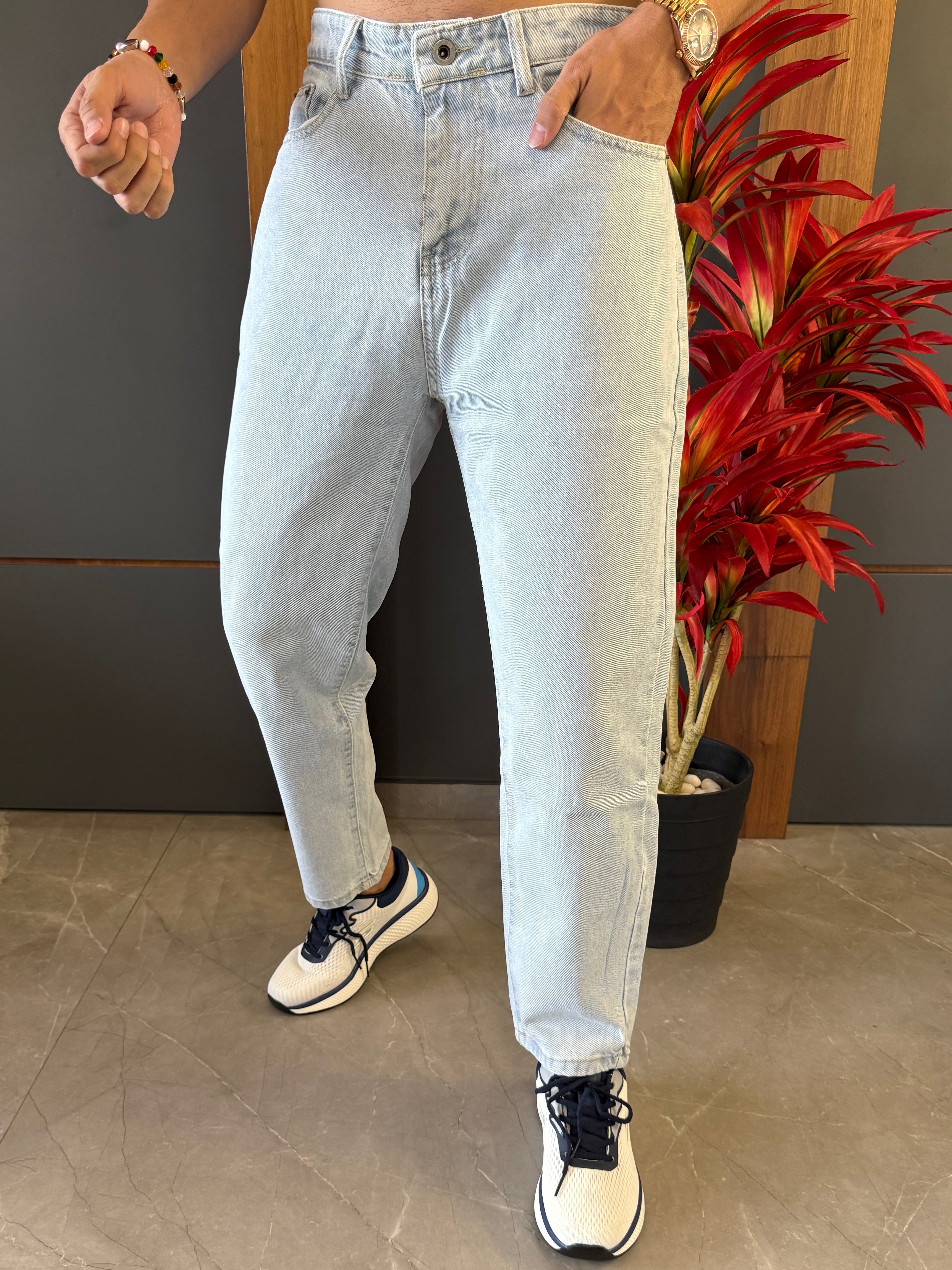 Baggy Boyfriend ice Blue jeans