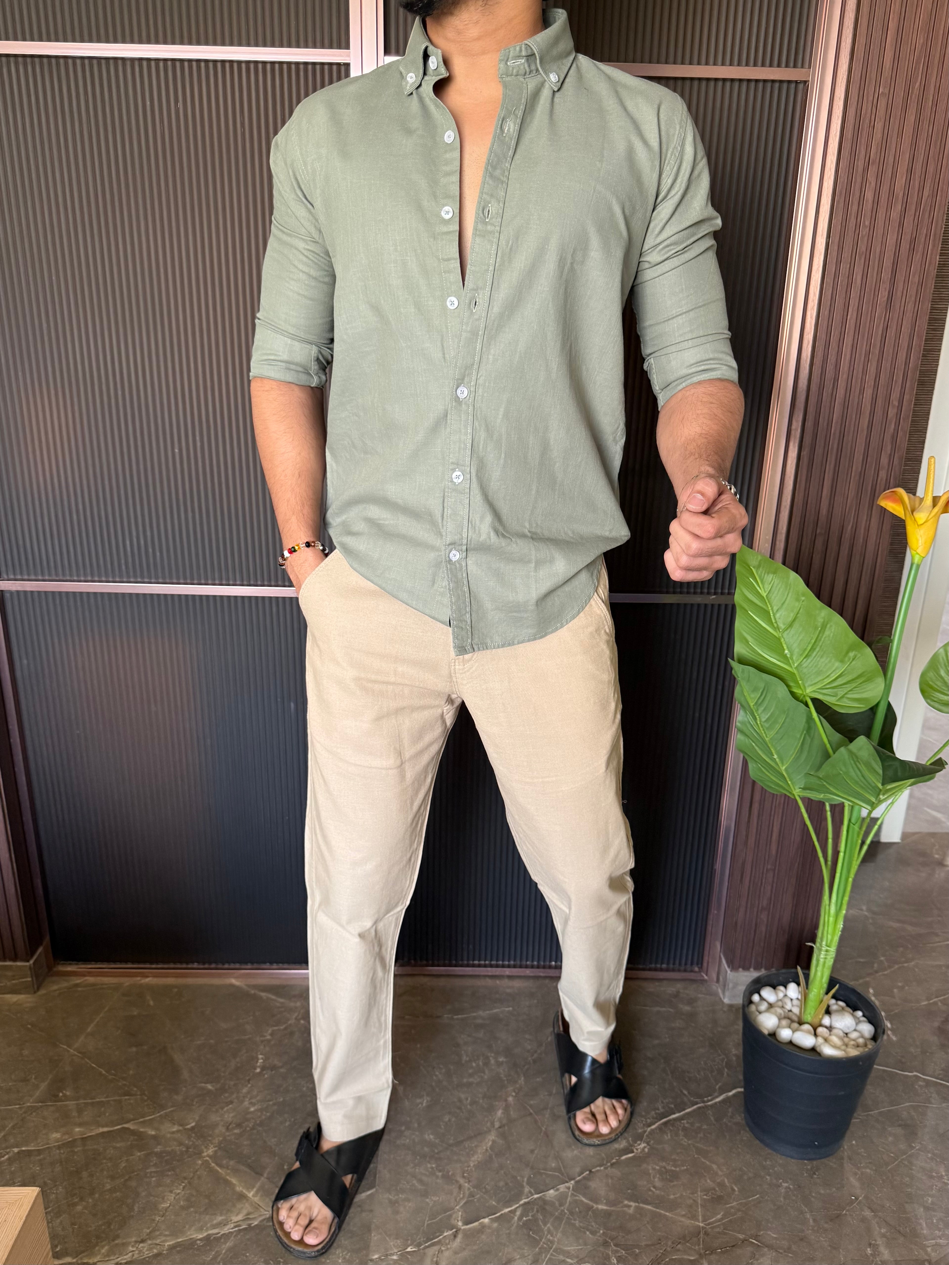 Cotton Matty Pista Full Sleeve Shirt