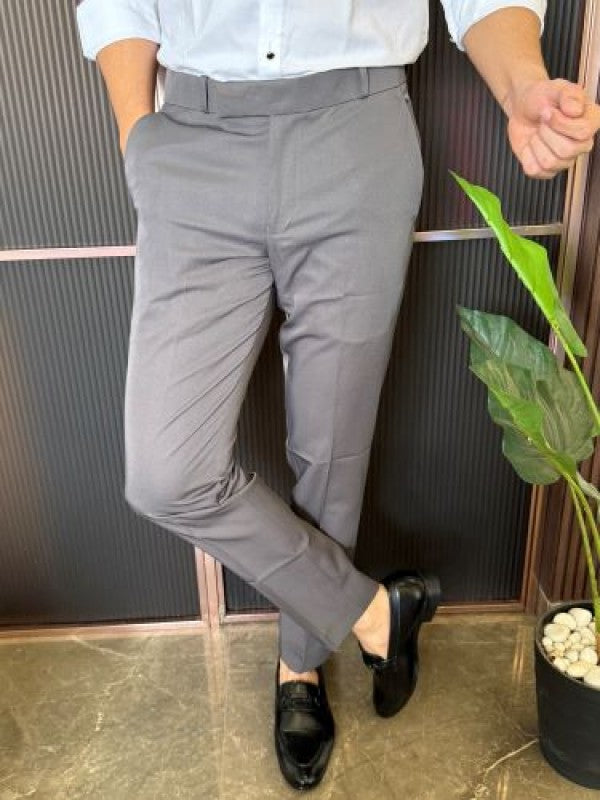 Ankle Formal Dark Grey Trouser