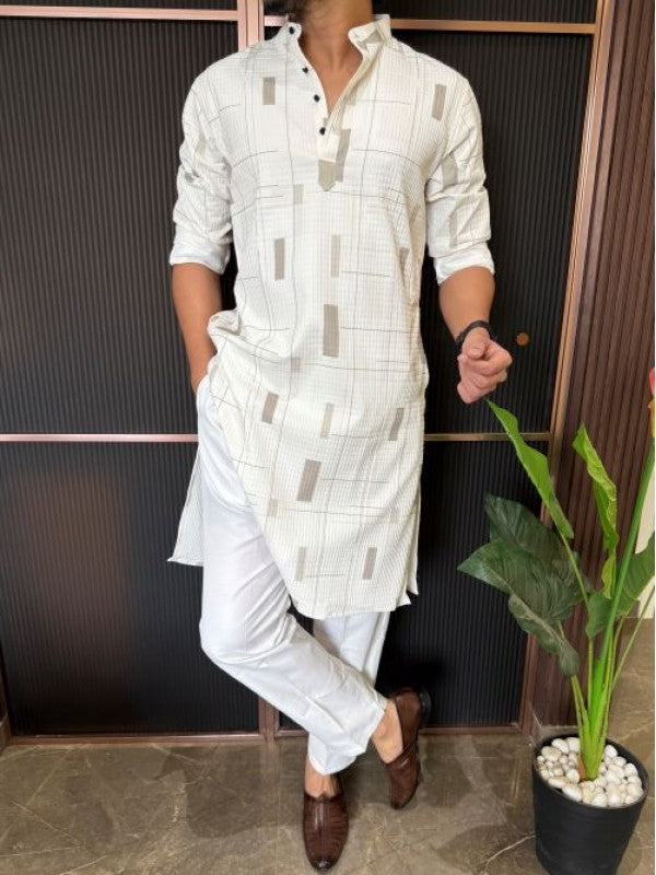 Imported Abstract Printed Kurta