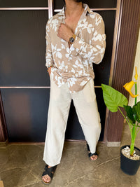 Reyon Floral Khakee Full sleeve Shirt