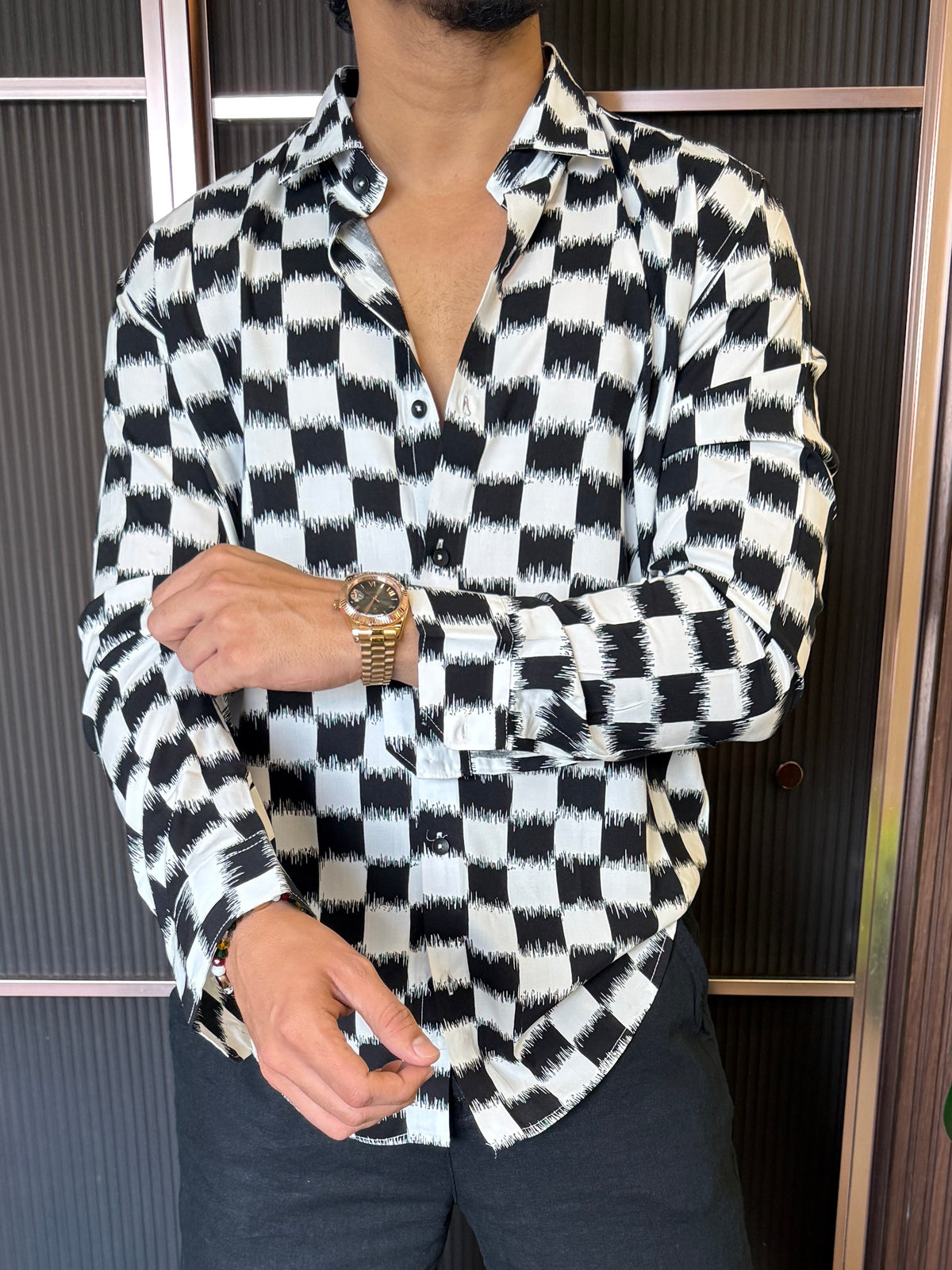 Reyon box White Full sleeve Shirt