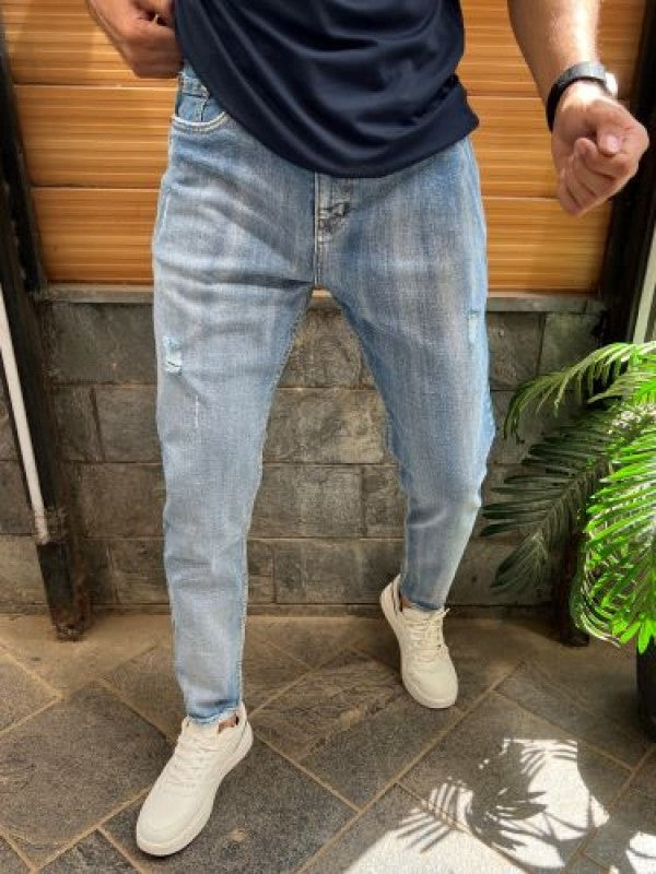 Kings Worn out  Slim fit Spray Wash Jeans