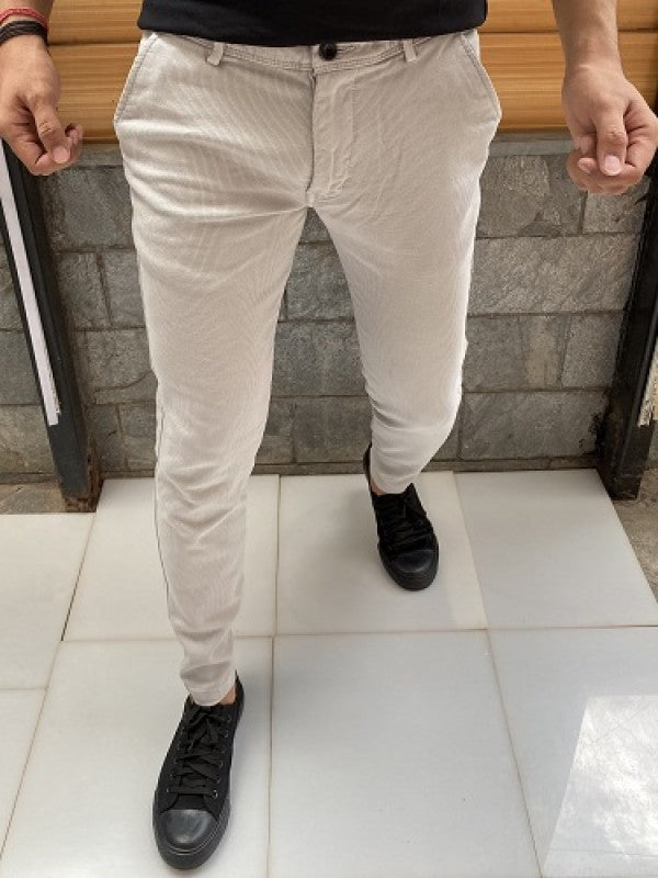 Matty Light Grey Chinos