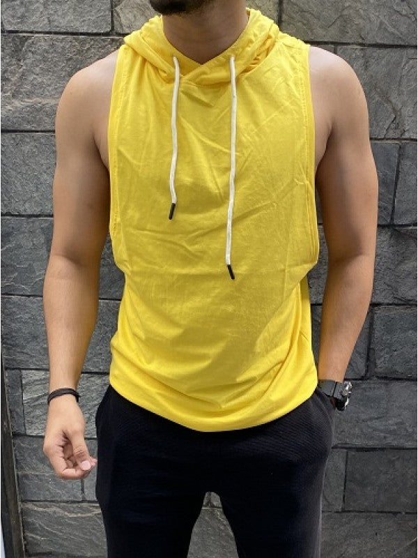 Tanktop Hoodie Yellow