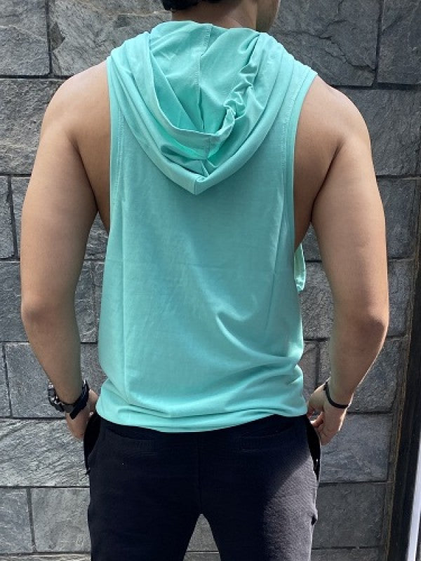 Tanktop Hoodie Turquoise