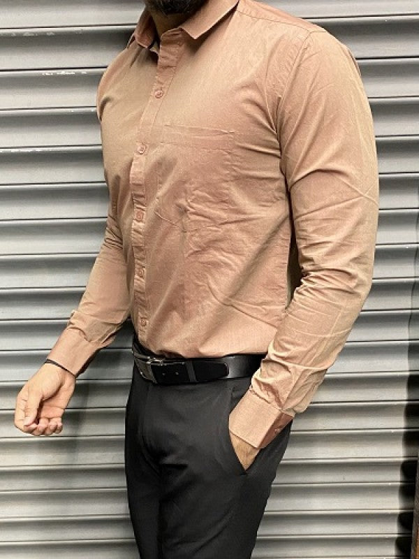 Envogue  Brown Formal Shirt