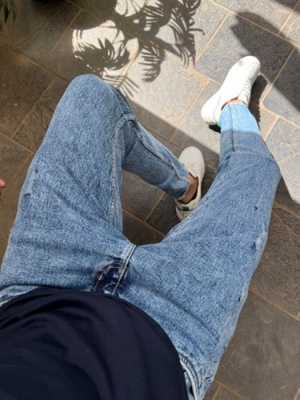 Kings Worn out  Slim fit Light blue Jeans