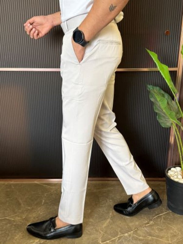 Ankle Formal Light Grey Trouser