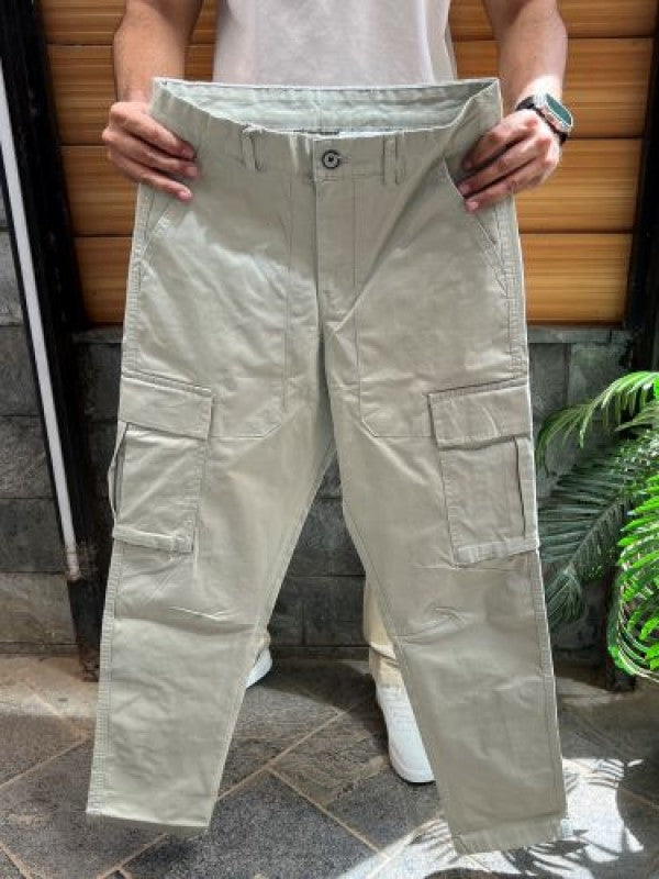 Stretchable Cotton Fabric Pista Cargo Pants