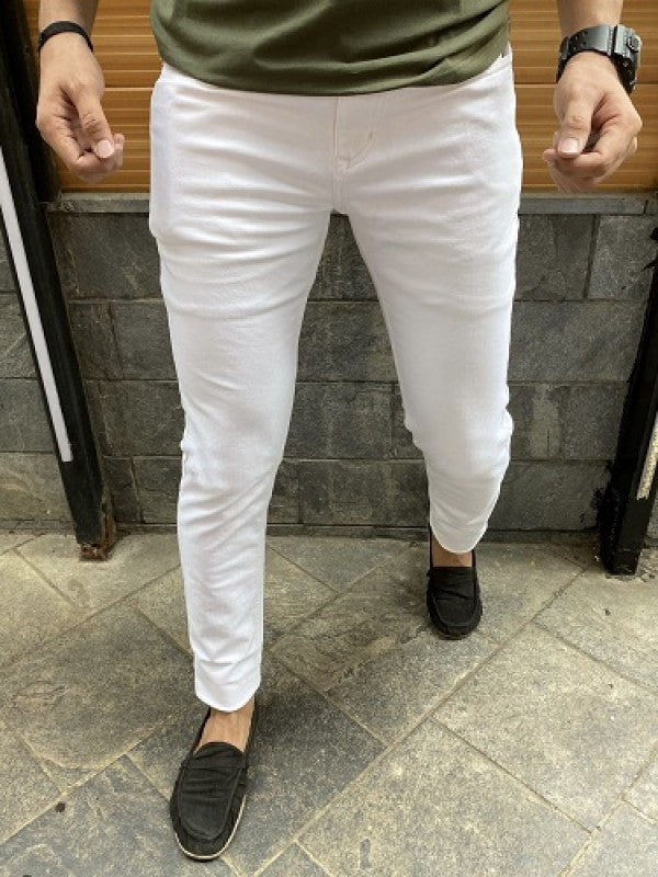 White Basic Denim Jeans