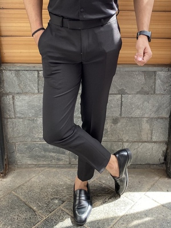 Buy Men Elegant Black Shirt Black Trouser for Office Wear Mens Online in  India  Etsy