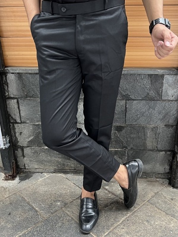 Xituodai High Quality Korean Summer Solid Drape Suit Pants Men Clothing  2022 Simple Slim Fit Ankle Length Office Trousers Formal Wear 36 | Mens  outfits, Slim fit dress pants, Men dress