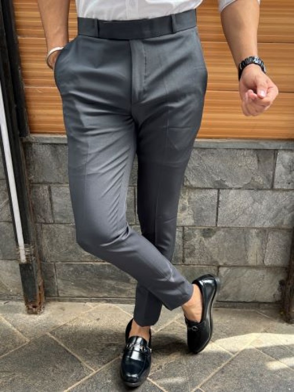 Buy AD & AV Men Black Solid Synthetic Single Formal Trousers Online at Best  Prices in India - JioMart.