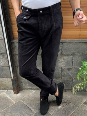                                                                                                                                            Corduroy Black Pant